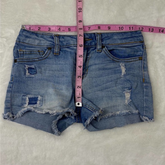 Joe's Kids 'The Markie' Destructed Denim Shorts - Picture 4 of 6